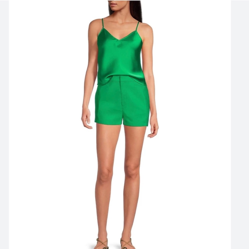Gianni Bini lila linen short Harper satin tank size 2 nwt